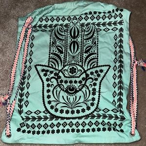 Hamsa hand string backpack